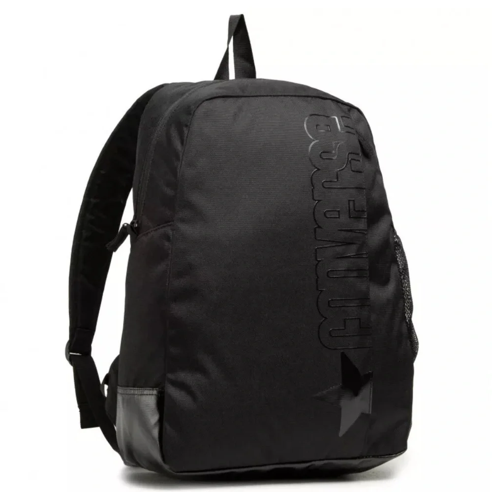 Converse Black Speed 2 Unisex Black Polyester Backpack One‎ Size | NEW/NWT!!🎒🖤